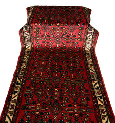 Old and modern Persian Colourful Arabesque and handmade carpet, rug gelim, and Gabbeh with the...