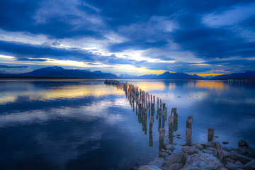 Muelle Braun & Blanchard in blur style ,Puerto Natales ,Magallanes and Chilean Antarctica
Chile