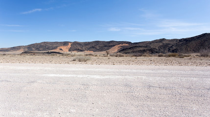 A landscape in the skeleton coast