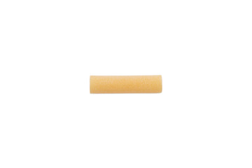 Mezzani tagliati Isolated - Pasta di Gragnano - Bronze die - Italian food specialty. Gragnano Pasta, specialty of Italian cuisine, typical of the Amalfi and Sorrento coast and Pompei.