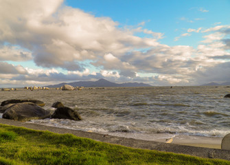 landscape with clouds