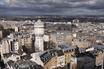 Obraz premium Above Paris