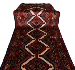Old and modern Persian Colourful Arabesque and handmade carpet, rug gelim, and Gabbeh with the...