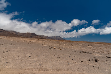 Cofete beach Canary Island of Fuerteventura