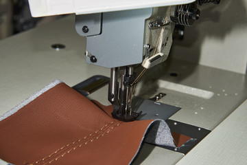 Professional sewing equipment. Sewing machine presser foot