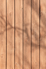 Naklejka premium Backgroud of aged natural old wood fence wall texture. Top view. Vertical orientation