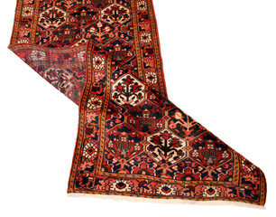 Old and modern Persian Colourful Arabesque and handmade carpet, rug gelim, and Gabbeh with the...