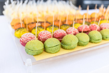 variety appetizers and finger food