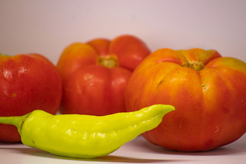 tomatoes and peppers