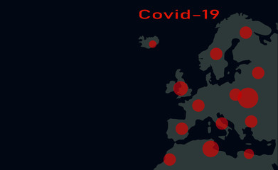 Covid-19 virus incidence in Europe and North Africa