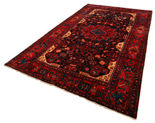 Old and modern Persian Colourful Arabesque and handmade carpet, rug gelim, and Gabbeh with the...