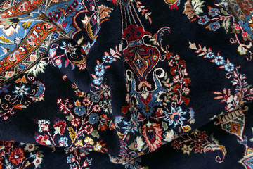 Old and modern Persian Colourful Arabesque and handmade carpet, rug gelim, and Gabbeh with the...