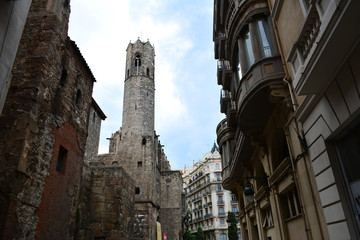 Obraz premium panorama of the city of Barcelona in Spain
