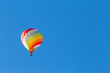 colored hot air balloon in Italy