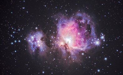 Orion Nebula Detailed HDR Capture Interstellar Explosion