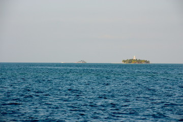 tiny island in the caribean sea