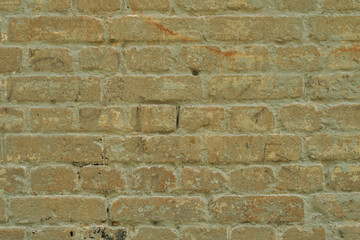 Background. Dirty old brick wall
