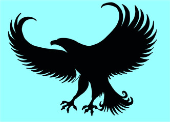 tattoo tribal eagle graphic design vector art