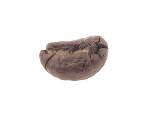 coffee grains on a white background isolated