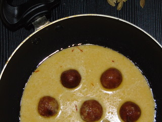 Indian milk sweet dish prepared and served