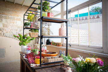 Fruits Vegetables Inside Garden House