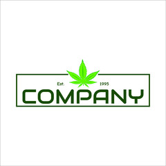 seed and marijuana eco friendly logo design