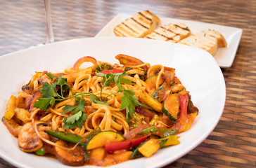 Italian vegan pasta