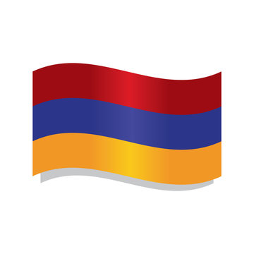 recommend clip art: Waving flag of Armenia