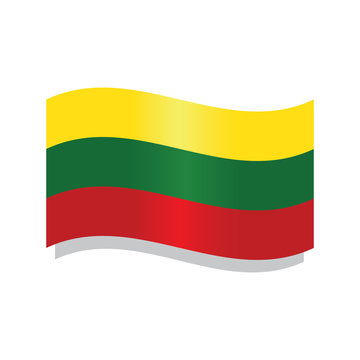 recommend clip art: Waving flag of Lithuania