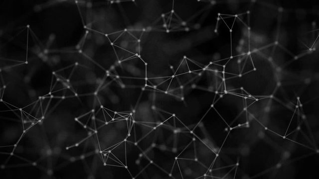 black dark background network connection