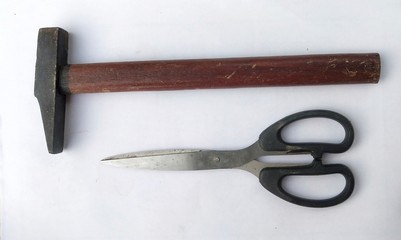 Scissors and hammer