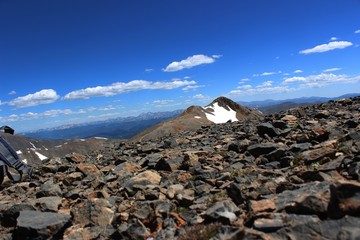 Fototapeta na wymiar Mount Evans is the highest peak in the Rocky Mountains of North America.