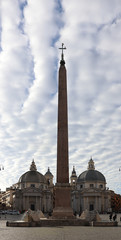 Fototapeta na wymiar Piazza del Popolo, Roma