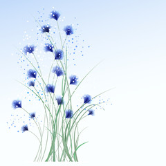 vector background with Flowers 930