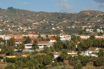 Fototapeta na wymiar Town of Santa Brigida in Gran Canaria. Canary Islands. Spain.