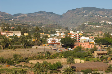 Fototapeta na wymiar Town of Santa Brigida in Gran Canaria. Canary Islands. Spain.