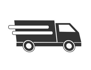Delivery service car icon. Delivery sign vector eps10. Delivery truck.