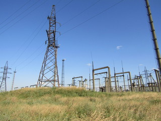 high voltage power lines