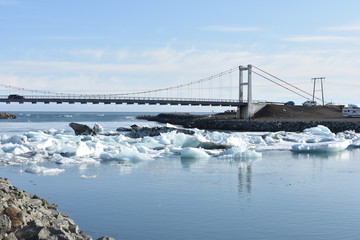 Obraz premium Iceberg en el glaciar de Jökulsárlón, Islandia.