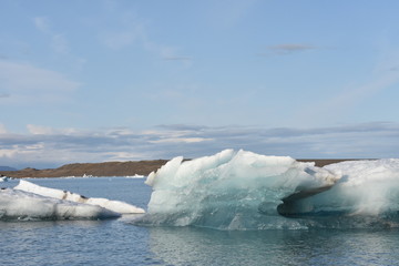 Iceberg en el glaciar de Jökulsárlón, Islandia.