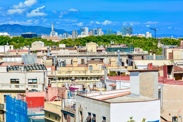 city of Barcelona in Spain