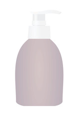 Hand soap bottle. vector illustration