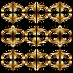 golden frame emblem print and embroidery graphic design vector art