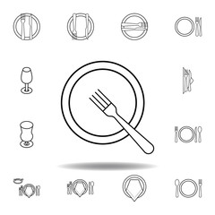 I'll be a regular customer, table etiquette icon. Set can be used for web, logo, mobile app, UI, UX on white background