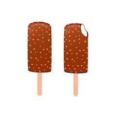  Ice cream icons set. Cartoon design, realistic. Set ice cream icons on a white background. Vector illustration.