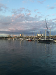 Fototapeta premium City of Barcelona in summer