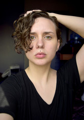 portrait of a young woman