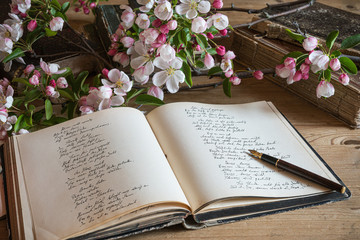Tagebuch, Blüten