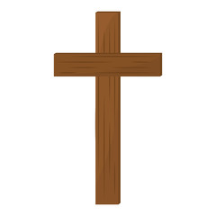 Isolated cross icon