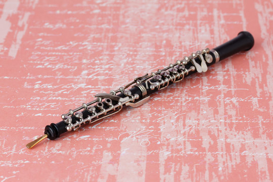 music woodwind instrument - miniature toy oboe